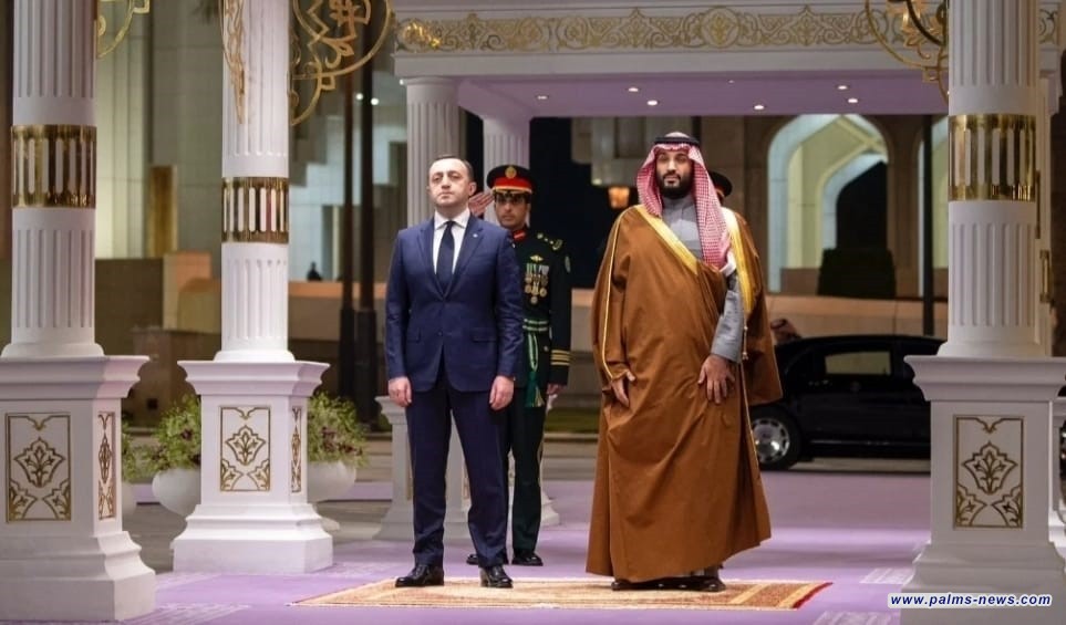 ولي العهد السعودي يستقبل رئيس وزراء جورجيا في الرياض